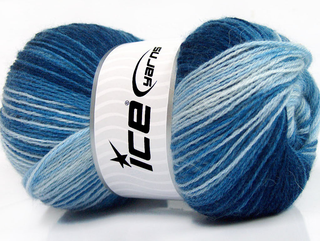 Blauw Tinten Herfst Winter Garens 4x100gr