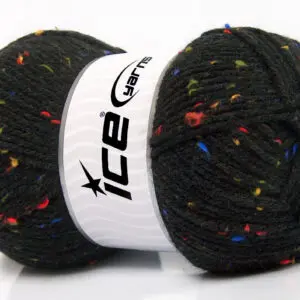Zwart|Regenboog Basic – Plain Yarns 4x100gr