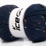 Marineblauw|Regenboog Basic – Plain Yarns 4x100gr