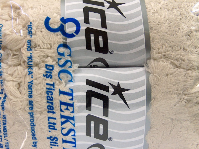 Beige Eyelash Yarns 2x200gr
