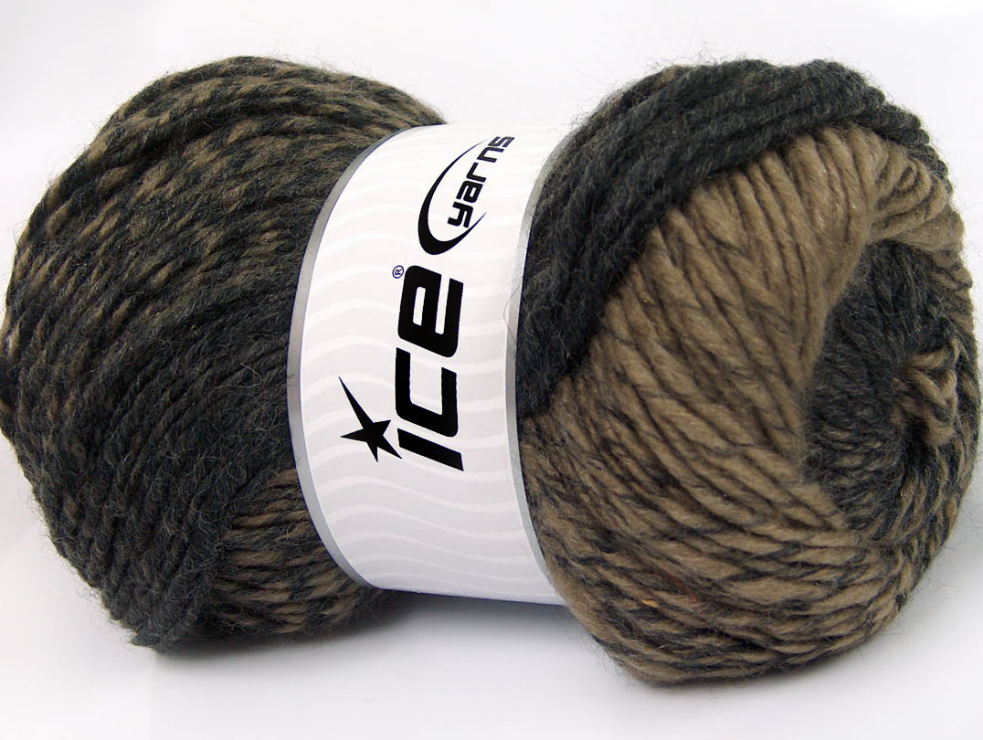 Zwart|Kameel Herfst Winter Garens 4x100gr