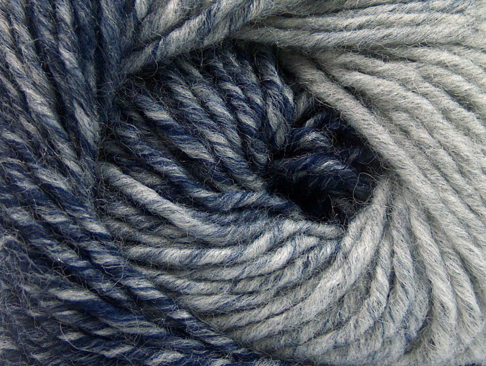 Grijs|Marineblauw Herfst Winter Garens 4x100gr