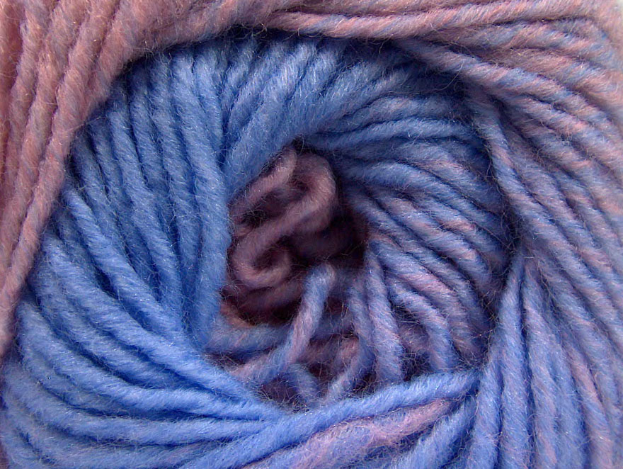 Lila|Geel|Roze-roze Herfst Winter Garens 4x100gr