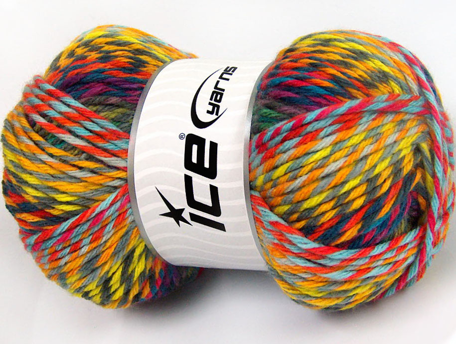 Regenboog Zelfstrepende Garens 4x100gr