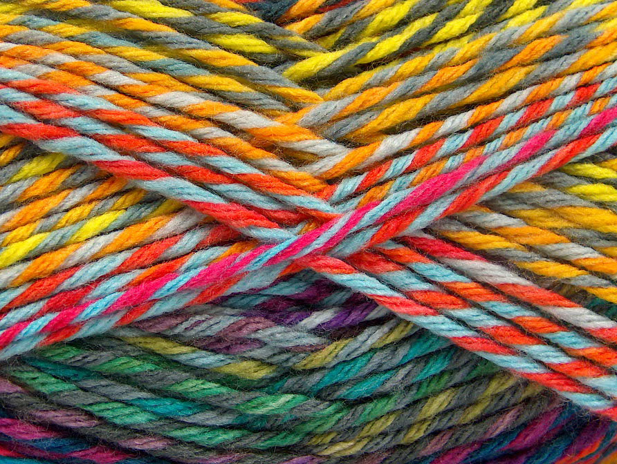 Regenboog Zelfstrepende Garens 4x100gr