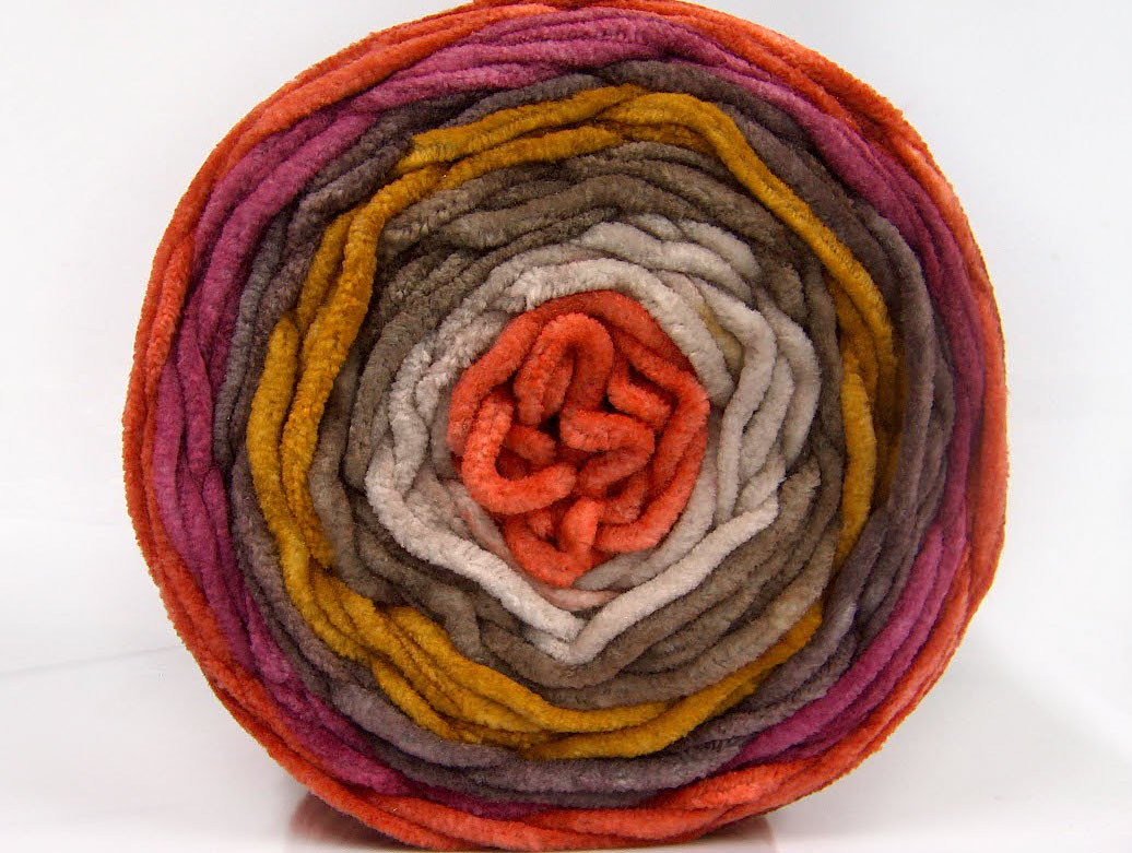 Oranje|Goud|Bruin Tinten|Fuchsia|Beige Cakes Yarns 2x150gr