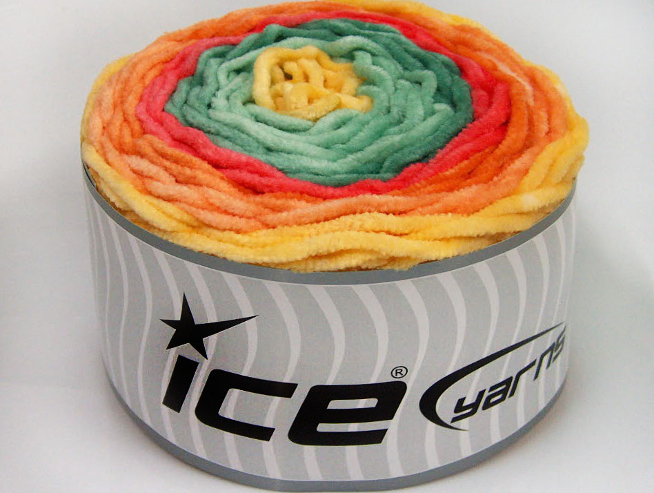 Oranje|Geel|Groen Tinten|Zalm Cakes Yarns 2x150gr