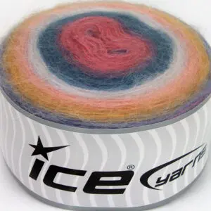 Lila|Roze tinten|Blauw Tinten Cakes Yarns 2x200gr
