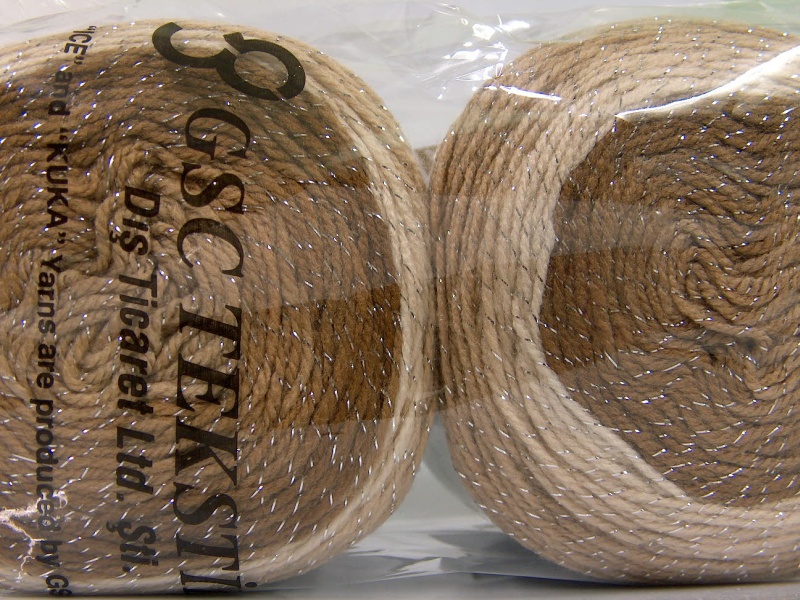 Crème|Bruin Tinten Cakes Yarns 2x150gr