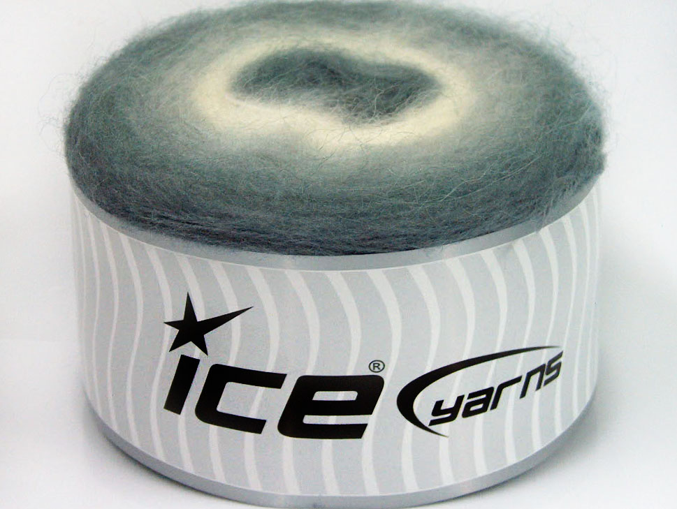 Wit|Grijs Tinten Cakes Yarns 2x200gr