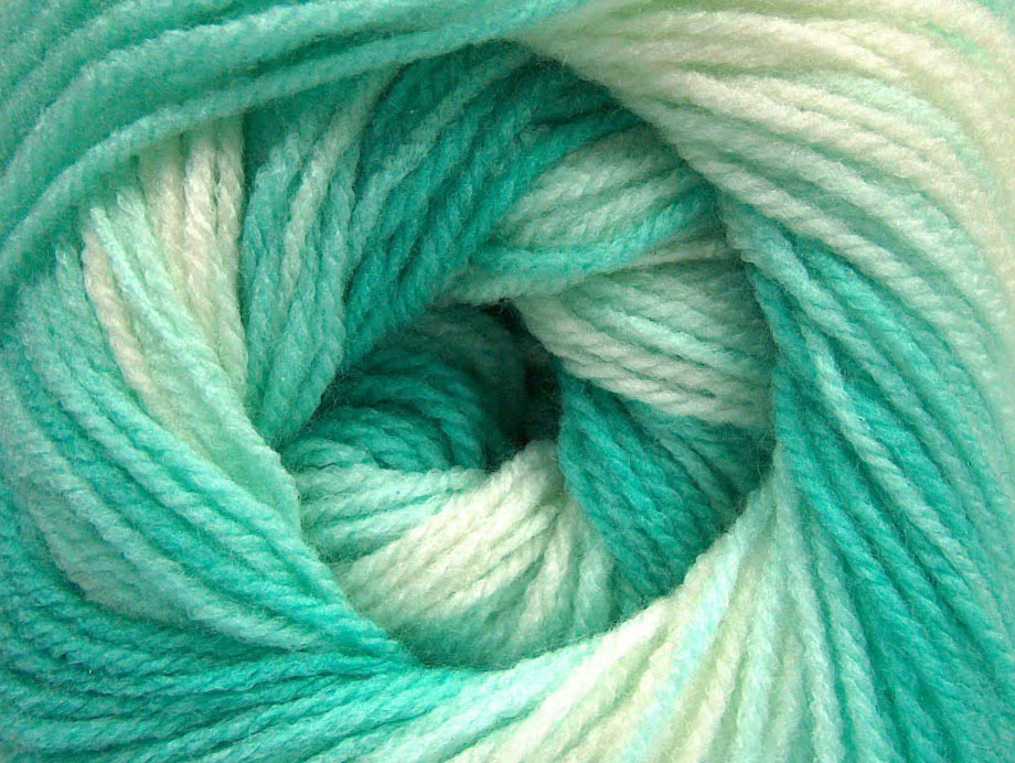Wit|Mint Groen Baby Garens 4x100gr