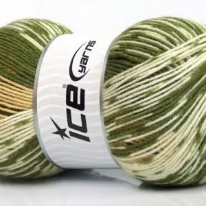 Groen|Crème|Café Latte Herfst Winter Garens 2x150gr
