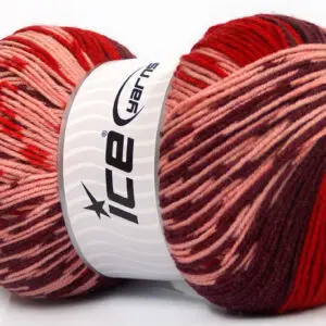 Roze|Rood|Kastanjebruin Herfst Winter Garens 2x150gr