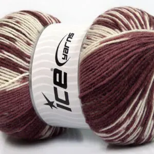 Wit|Kastanjebruine tinten Herfst Winter Garens 2x150gr