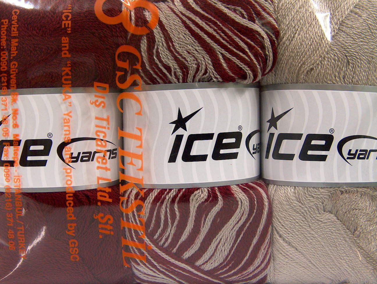 Bordeaux|Beige Baby Garens 3x100gr