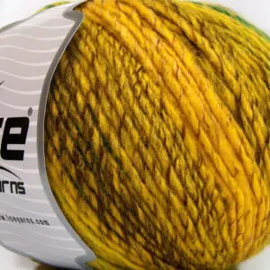 Bruin|Groen|Geel|Goud Herfst Winter Garens 4x100gr
