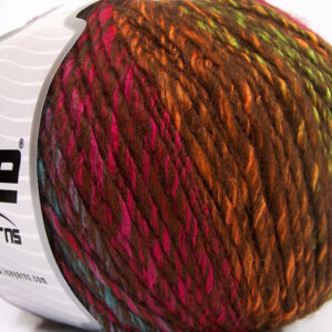 Bruin|Groen|Turkoois|Goud|Fuchsia Herfst Winter Garens 4x100gr