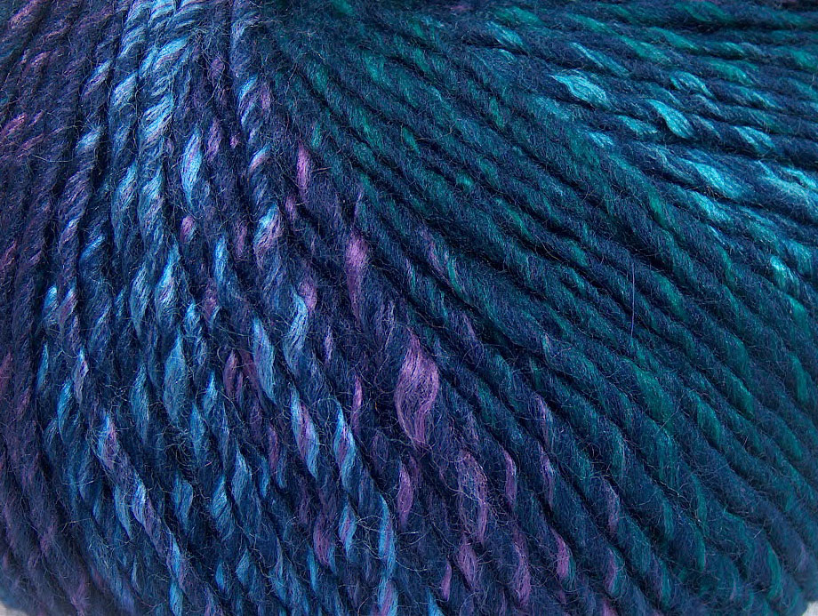 Groen|Lila|Turkoois|Marineblauw Herfst Winter Garens 4x100gr