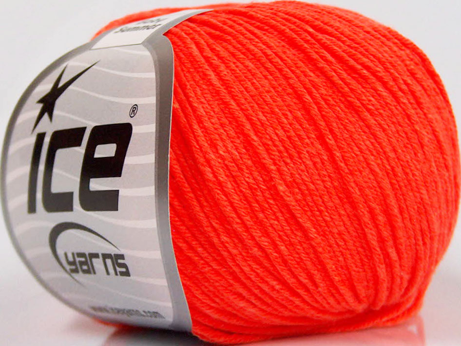 Neon oranje Baby Garens 8x50gr