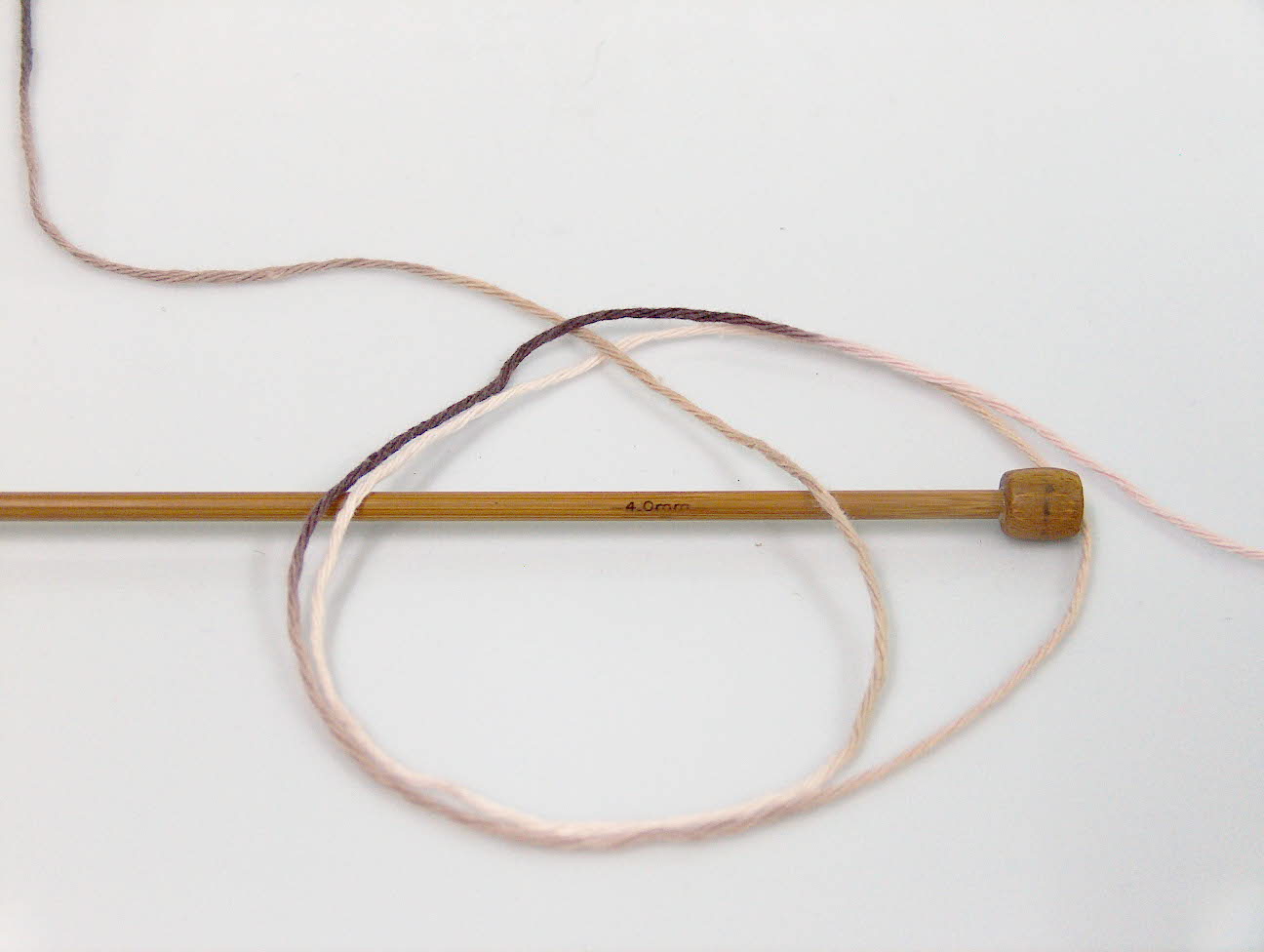 Kastanjebruin|Licht Roze|Beige Lente Zomer Garens 4x100gr