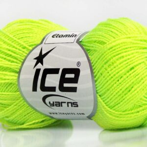Neon geel Crochet Embroidery NeedleCraft HandCraft 10x30gr