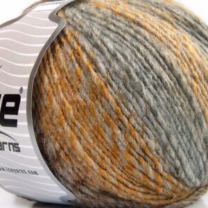 Goud|Grijs Tinten Herfst Winter Garens 4x100gr