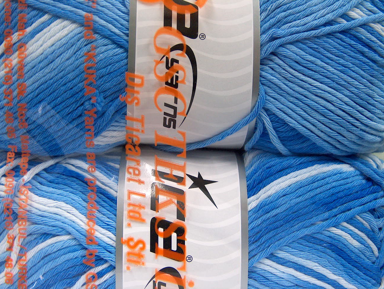 Blauw Tinten Lente Zomer Garens 2x200gr
