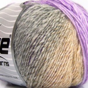 Lila tinten|Beige|Grijs Tinten Herfst Winter Garens 8x50gr