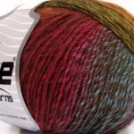 Bruin|Groen|Blauw|Goud|Fuchsia Herfst Winter Garens 8x50gr