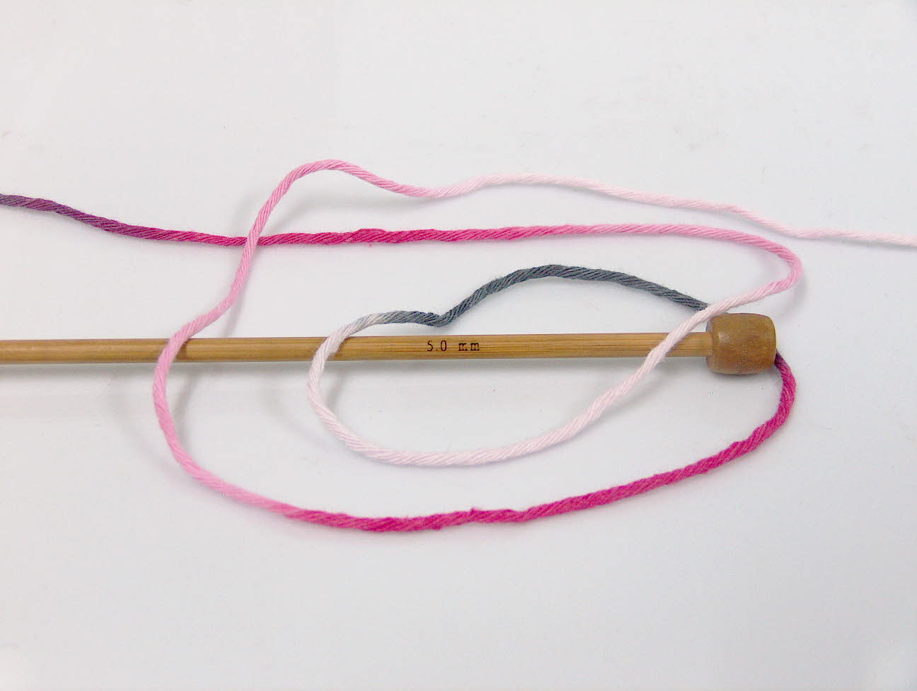 Zwart|Roze tinten Lente Zomer Garens 2x200gr