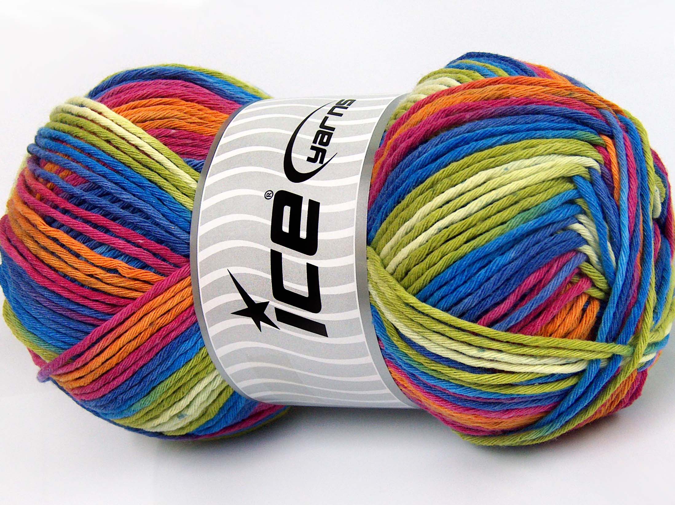 Groen|Roze|Blauw|Wit|Oranje Lente Zomer Garens 2x200gr