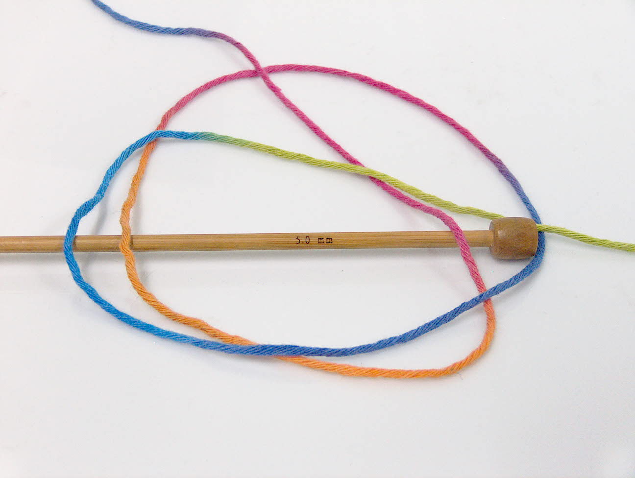 Groen|Roze|Blauw|Wit|Oranje Lente Zomer Garens 2x200gr