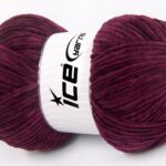 Kastanjebruin Chenille Yarns 4x100gr