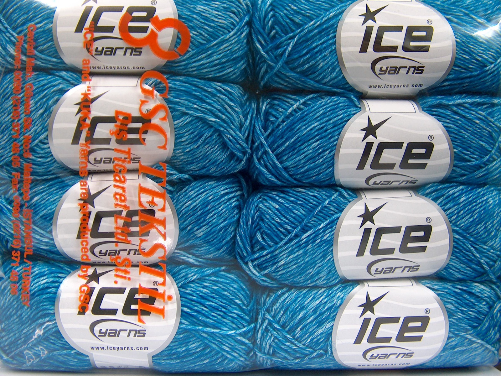Turkoois Lente Zomer Garens 8x50gr