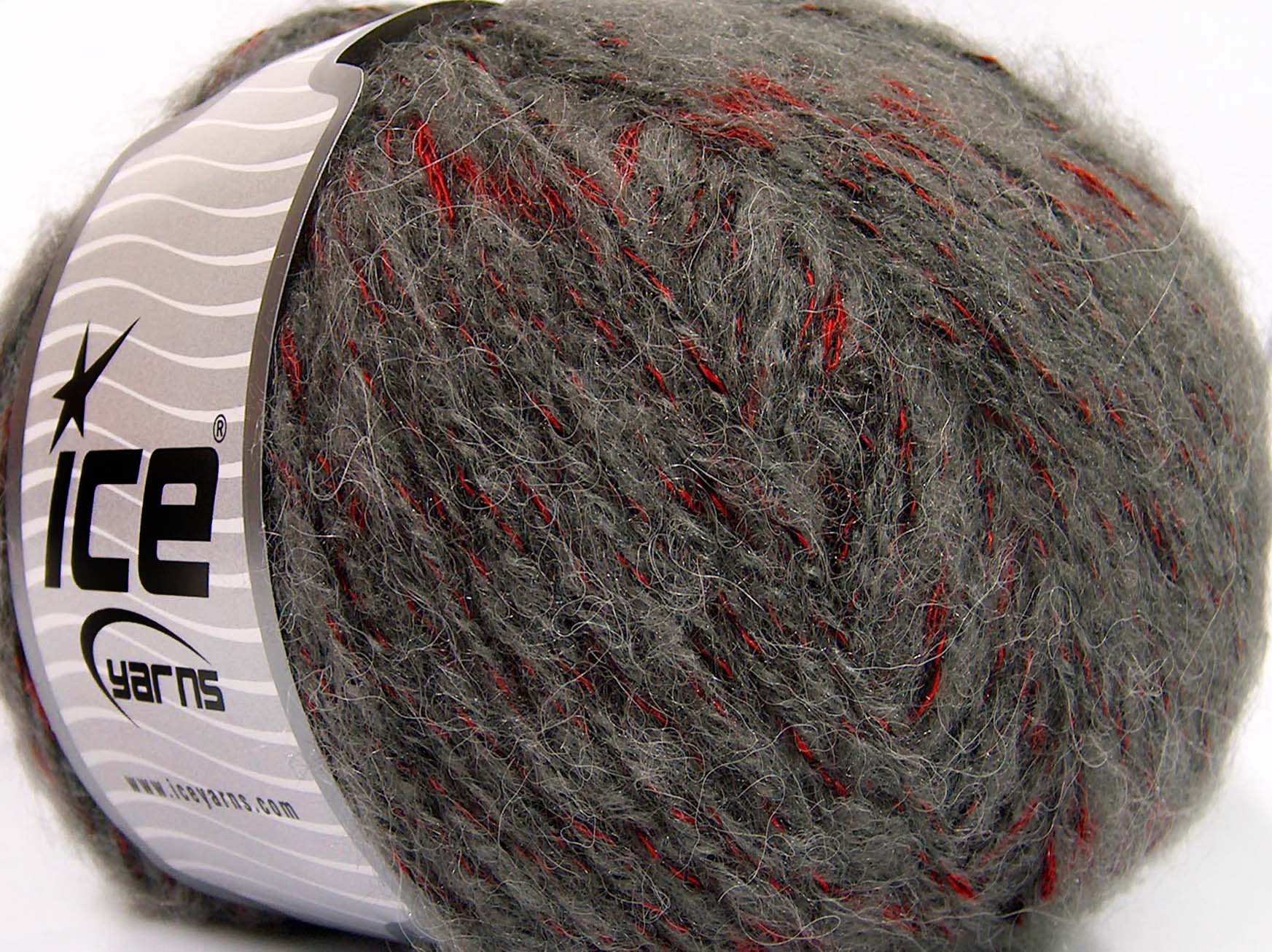 Rood|Grijs Luxe Premium Garens 4x100gr