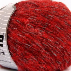 Zwart|Rood|Grijs Luxe Premium Garens 4x100gr