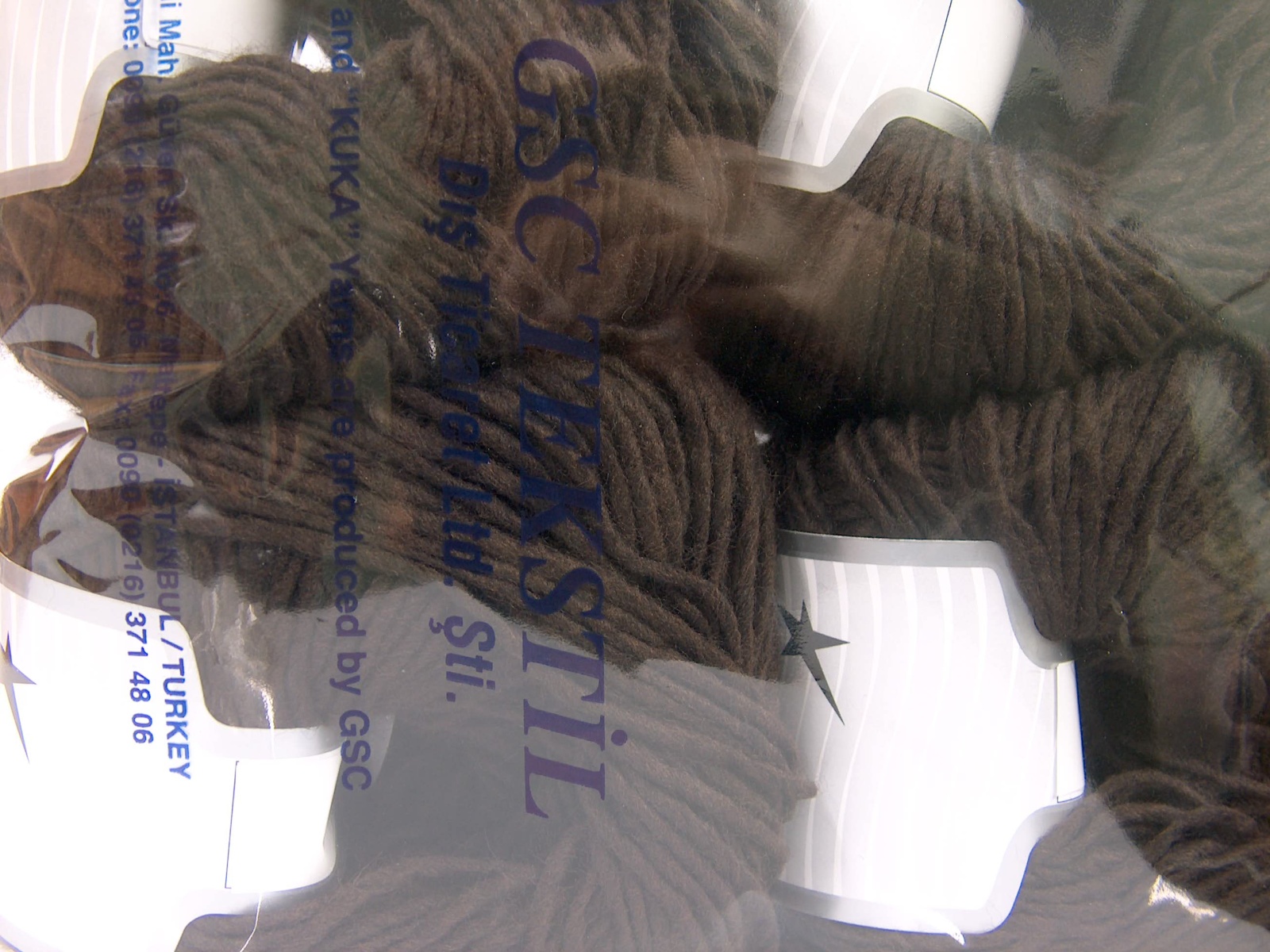 Koffiebruin Closeout Yarns 4x100gr