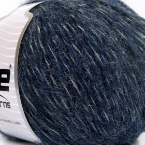 Zilver|Marineblauw Luxe Premium Garens 4x100gr