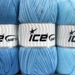 Lila tinten|Baby Blauw Baby Garens 3x100gr