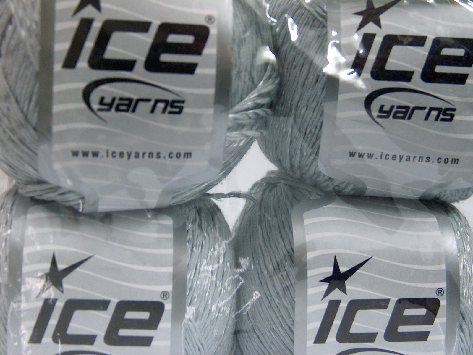 Licht Grijs Lente Zomer Garens 4x100gr