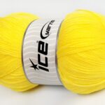 Neon geel Basic – Plain Yarns 4x100gr