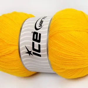 Geel Basic – Plain Yarns 4x100gr