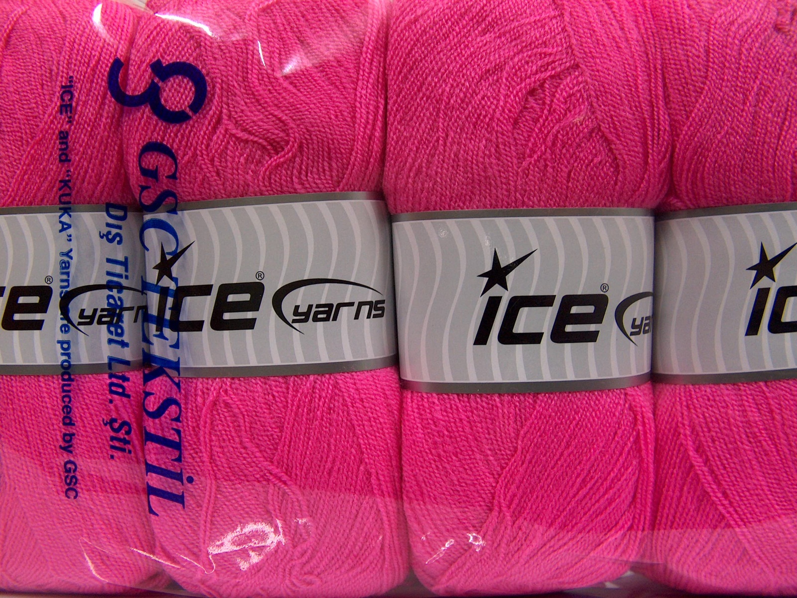 Zuurstokroze Basic – Plain Yarns 4x100gr