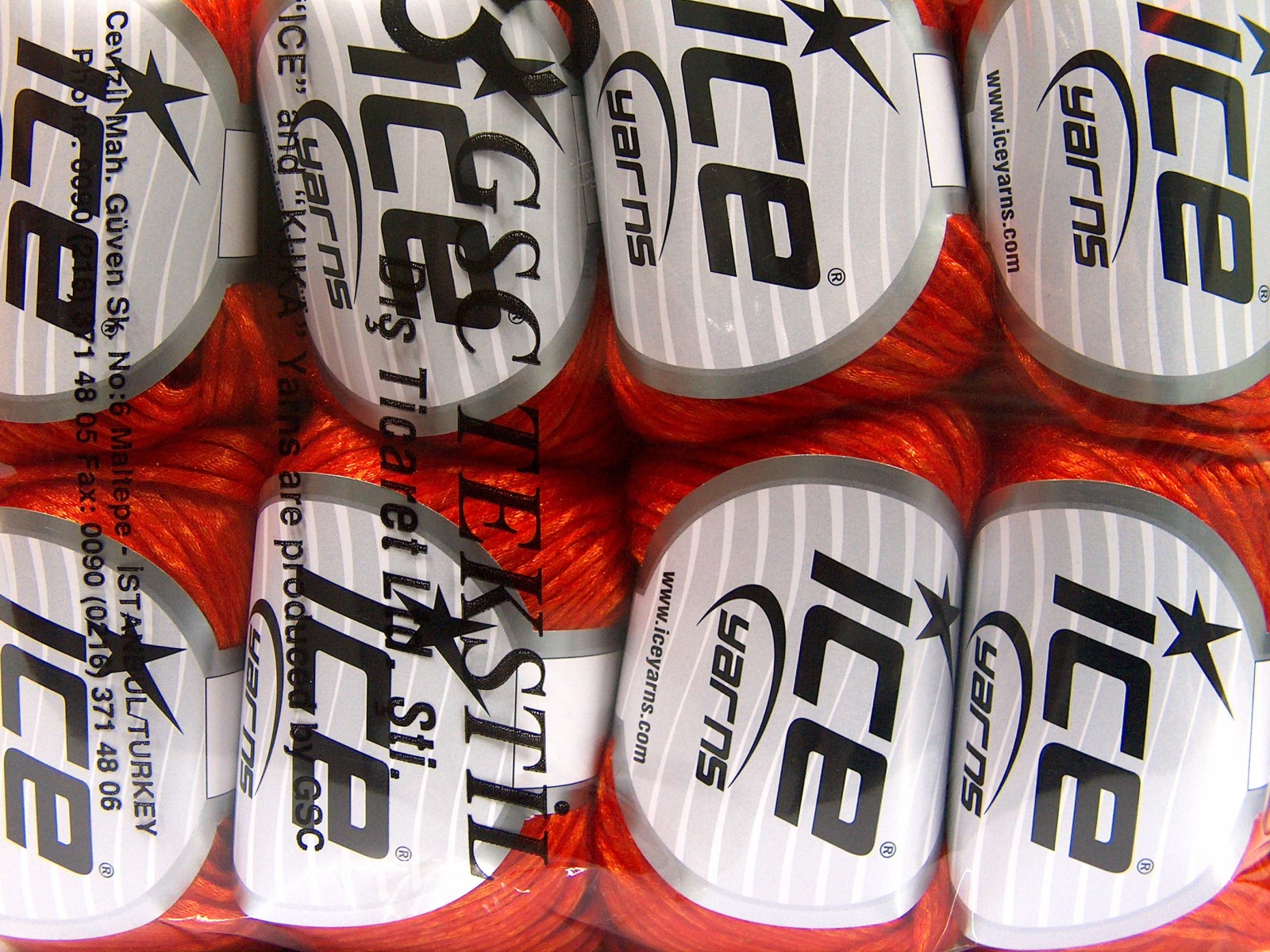 Donker Oranje Lente Zomer Garens 8x50gr