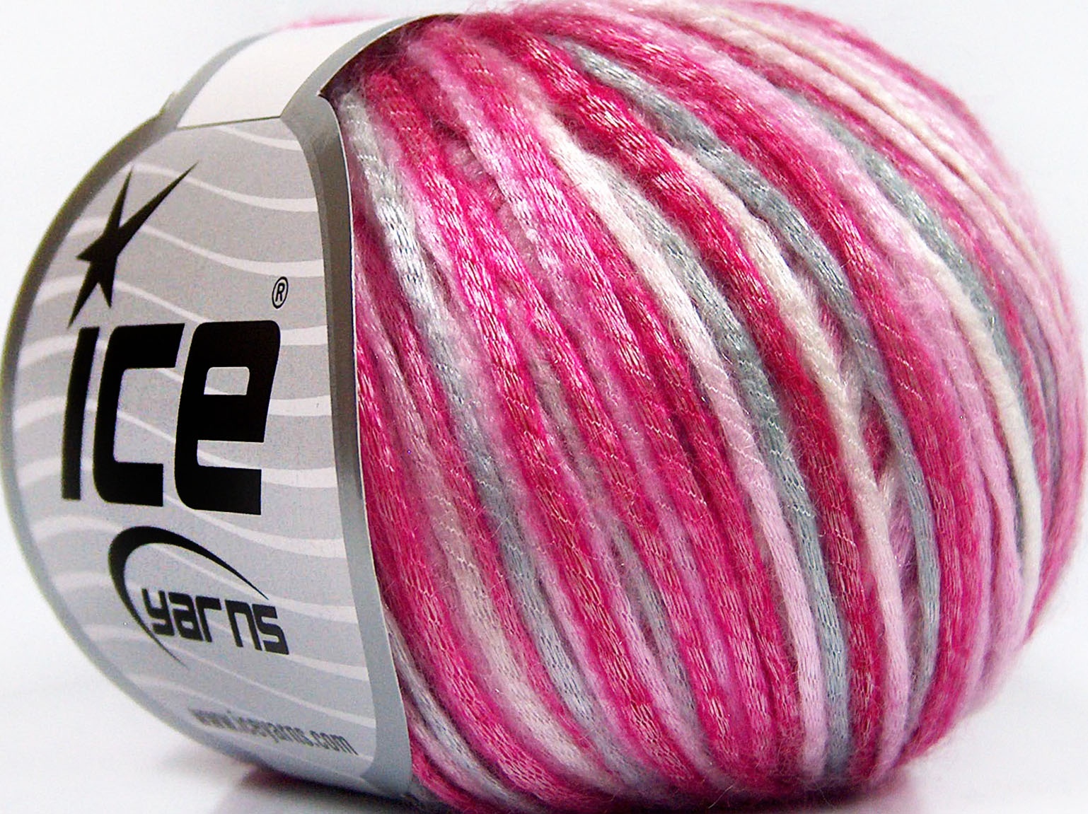 Wit|Licht Grijs|Roze tinten Lente Zomer Garens 8x50gr