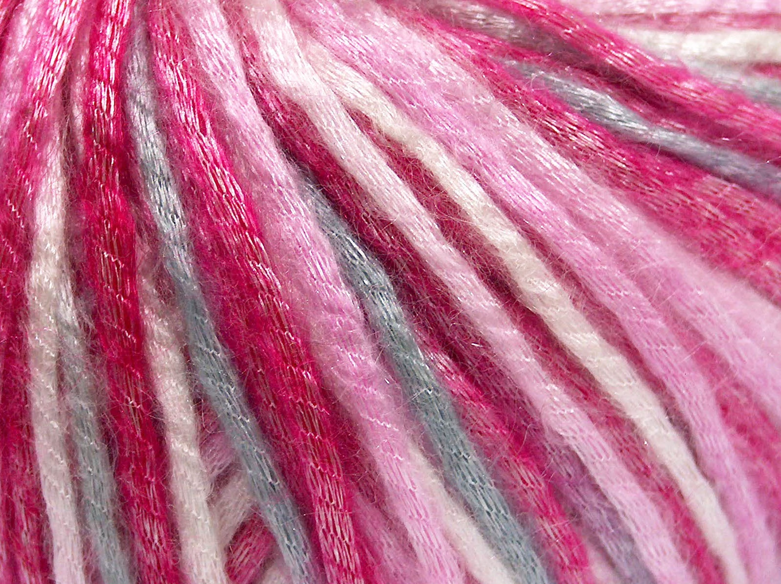 Wit|Licht Grijs|Roze tinten Lente Zomer Garens 8x50gr