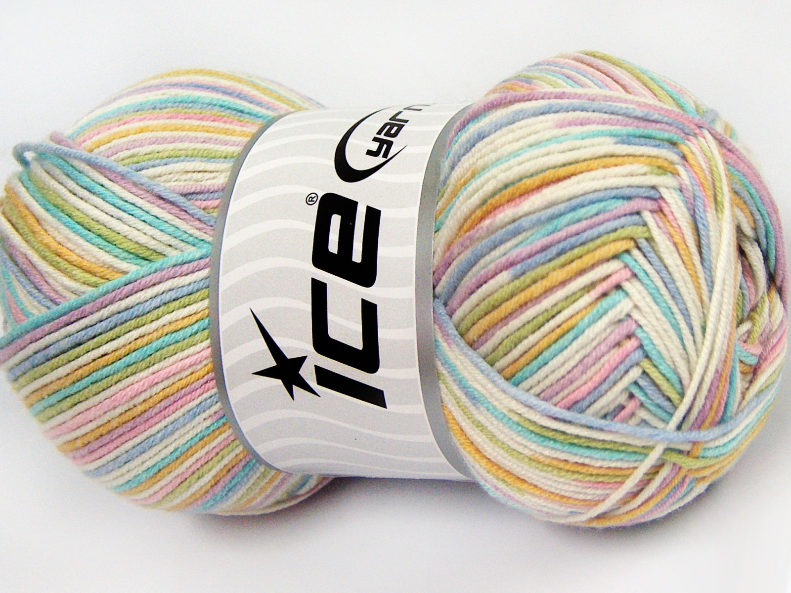 Pastelregenboog Lente Zomer Garens 4x100gr