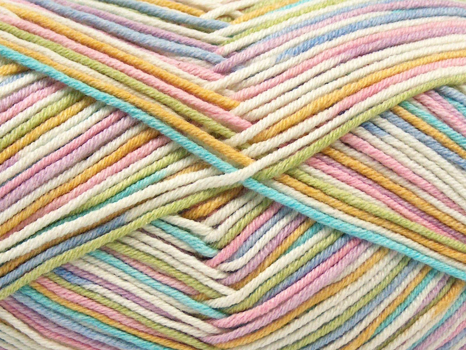 Pastelregenboog Lente Zomer Garens 4x100gr