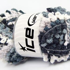 Zwart|Wit|Grijs|Beige Boucle – Paillette – PomPom Yarns 4x100gr