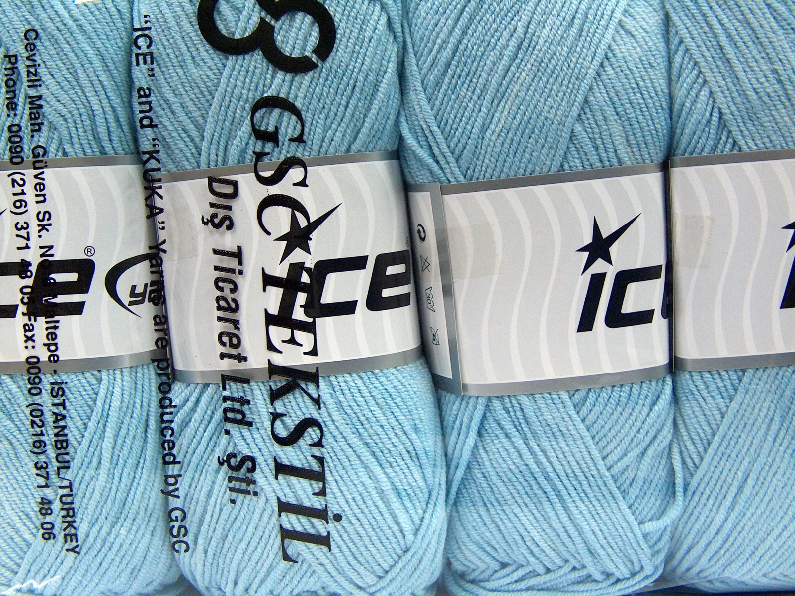 Baby Blauw Lente Zomer Garens 4x100gr